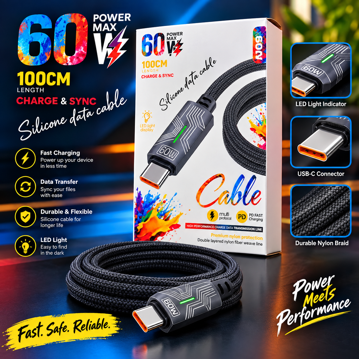 AN20 60W Charge Cable